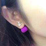 Candy-colored cube-shaped earrings – Meaningful Gifts — 2