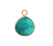 Dyed Jade Water Drop Pendant Necklace – Jewelry Gift Ideas — 7