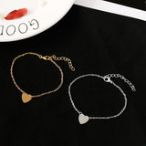 Simple Love Peach Heart Bracelet And Anklet – Jewelry Gift Ideas — 2