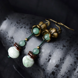 Art and Crafts Ceramic Earrings Flower Earrings – Creative Gifts — 3