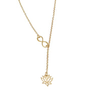 Simple Flower Flower Hollow Lotus Necklace – Jewelry Gift Ideas — 4