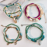 Foot Ornaments Bohemian Color Bead Starfish Shell – Stylish Gifts — 7
