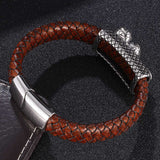 Titanium Steel Leather Rope Simple Bracelet – Jewelry Gift Ideas — 6