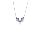 Micro-set Fancy Diamond Angel Wings Necklace – Jewelry Gift Ideas — 4