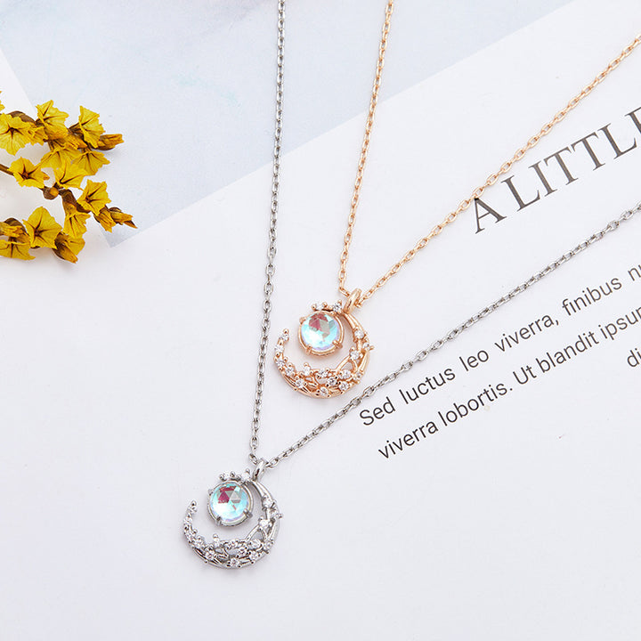 Ladies Moon Necklace – Jewelry Gift Ideas — 1