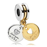 Love Double Pendant Basic Bracelet Bracelet Beads – Jewelry Gift Ideas — 3