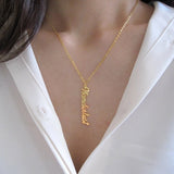 Personalized Signature Name Necklace Stainless – Jewelry Gift Ideas — 1