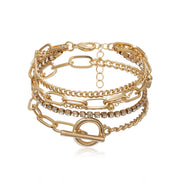Retro Geometric Multilayer Combination Bracelet – Jewelry Gift Ideas — 1