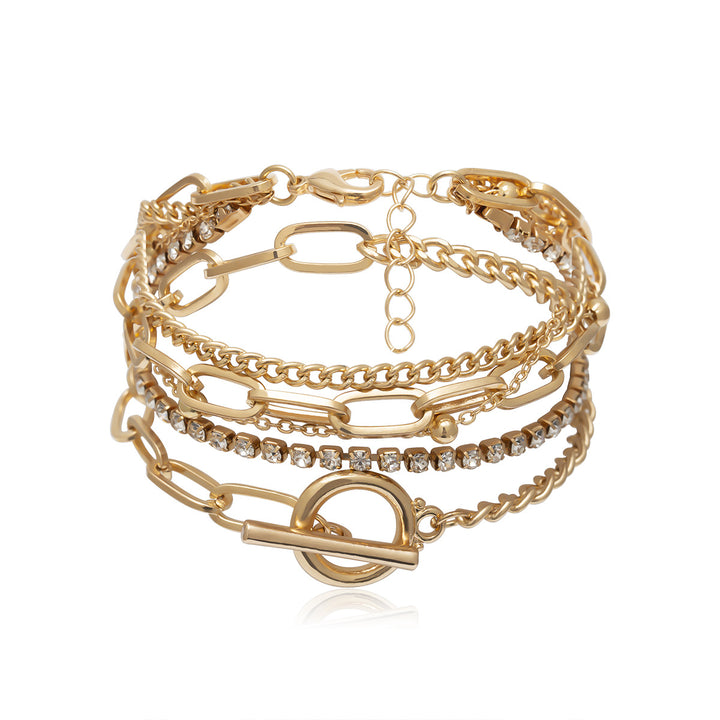 Retro Geometric Multilayer Combination Bracelet – Jewelry Gift Ideas — 1