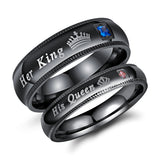Crown couple diamond ring – Gifts for Couples — 2