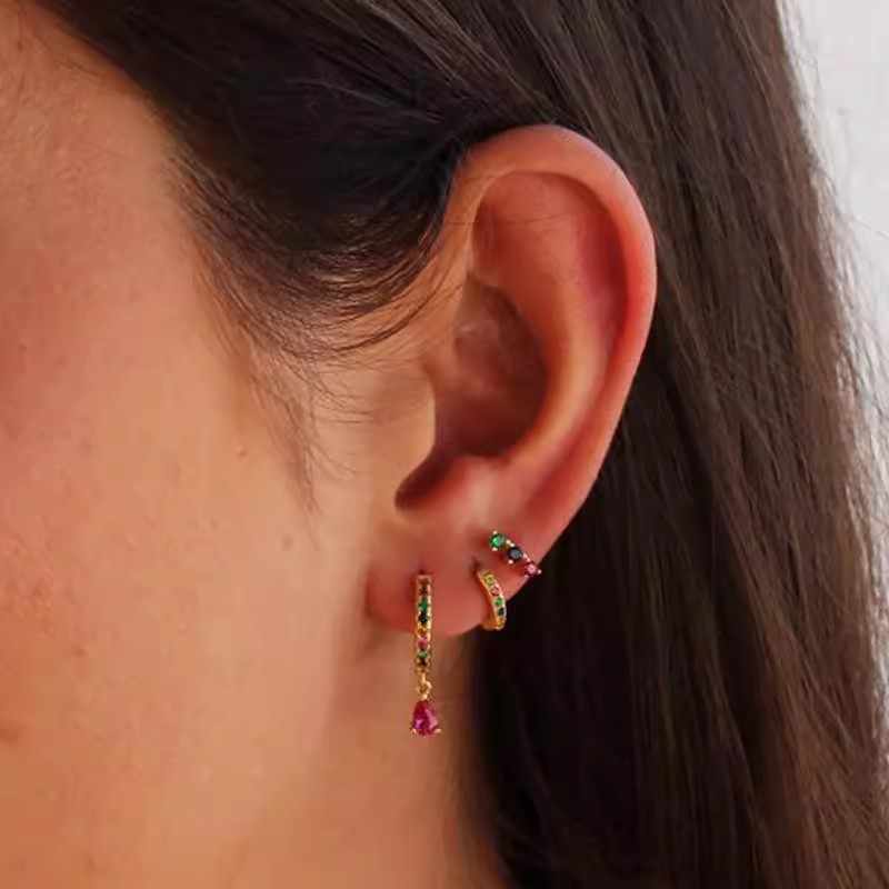 Water Drop Earrings Women's 925 Silver Turquoise – Gifts for Her — 1