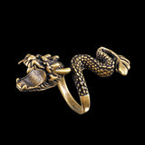Ring Draw Ring Creative Ring King Bracket Ring Clip – Gifts for Him — 3