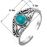 Todorova New Fashion Jewelry Ring Single Blue Stone – Stylish Gifts — 5