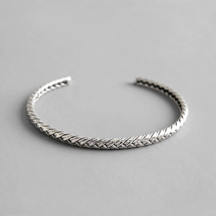 925 Sterling Silver Woven Pattern Adjustable – Jewelry Gift Ideas — 1