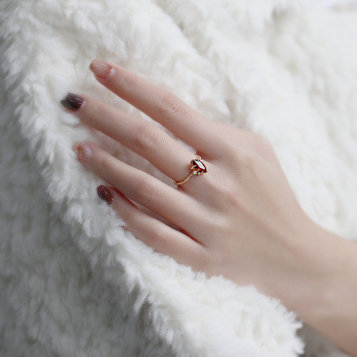 Japanese Luxury Women's Ring S925 Silver Gold-plated – Gifts for Her — 1