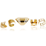Five-piece openwork alloy ring – Meaningful Gifts — 5