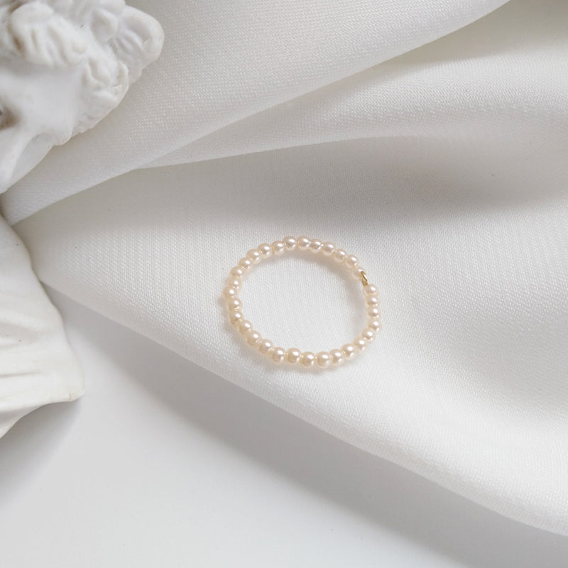 Ladies Beauty Niche Pearl Beaded Ring – Beauty Gifts — 1