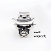 Personality Skull Men's Retro Punk Trendy Hand Ring – Gifts for Him — 4