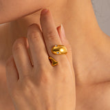 Etta Gold Serpent Ring – Holiday Gift Ideas — 6