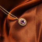 Simple Atmosphere Amethyst Necklace – Jewelry Gift Ideas — 3