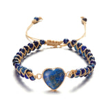 Handmade Creative Woven Bracelet Love Stone – Jewelry Gift Ideas — 9