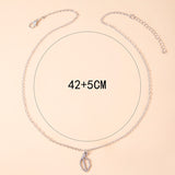 Creative Lips Pendant Necklace Silver Stainless – Jewelry Gift Ideas — 2