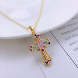 Ins Retro Punk Cross Personality Pendant Necklace – Jewelry Gift Ideas — 2