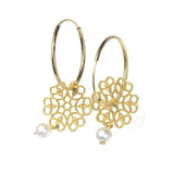 Baroque Retro Hollow Pearl Earrings For Women – Gifts for Her — 6