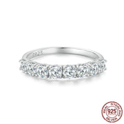 Sterling Silver S925 Pattern Moissanite Ring – Holiday Gift Ideas — 5