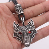 Viking Rune Necklace Nordic Mythology Triangle – Jewelry Gift Ideas — 2