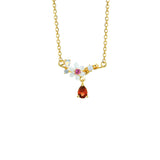 Moissanite Natural Shell Necklace – Jewelry Gift Ideas — 4