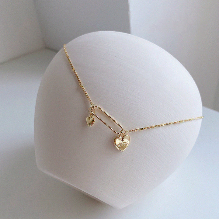 Love Pin Pendant Necklace Women's Short Style – Jewelry Gift Ideas — 1
