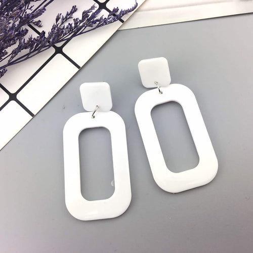 Acrylic Large Ring Fashion Earrings – Stylish Gifts — 1
