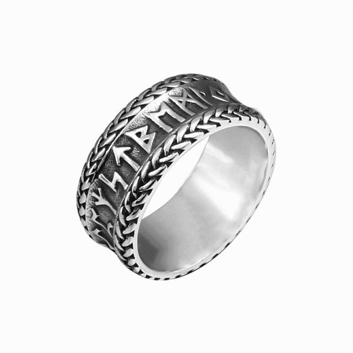 Vintage Viking Letter Mother Titanium Steel Ring – Gifts for Her — 1