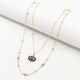 Fashion Retro Diamond Devil's Eye Necklace – Jewelry Gift Ideas — 5