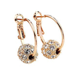 Women's Lucky Bead Austrian Crystal Earrings – Gifts for Her — 1