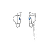 Jinguo Iron Horse Earring Stud Asymmetrical – Jewelry Gift Ideas — 5