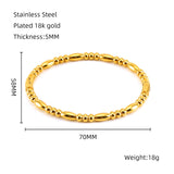 Fashion Bamboo Titanium Steel Bracelet Three – Jewelry Gift Ideas — 5