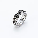 Skull Couple Ring Vintage Old Domineering Men's Cross – Gifts for Him — 4
