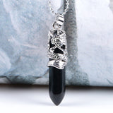 Tribal Totem Dragon Shape Natural Stone Pendant – Jewelry Gift Ideas — 7