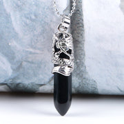 Tribal Totem Dragon Shape Natural Stone Pendant – Jewelry Gift Ideas — 7
