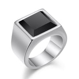 Retro Fashion Personality Gemstone Men's Titanium – Stylish Gifts — 13