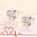 Heart Shaped Earrings With Korean Temperament – Small Gift Ideas — 5