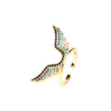 Micro-Set Rhinestone Ladies Ring Earrings Jewelry – Jewelry Gift Ideas — 8