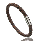 Leather rope woven bracelet – Jewelry Gift Ideas — 2