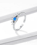Devil's Eye Peas Ring Sterling Silver Premium Sense – Small Gift Ideas — 1