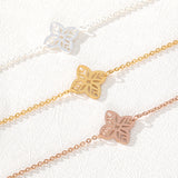 Women's Hollow Four-leaf Clover Stainless Steel – Jewelry Gift Ideas — 1