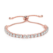 Round Zircon Single Row Full Drill Adjustable – Jewelry Gift Ideas — 3