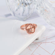 Gold Flower Bracelet Ring Earrings Women's – Jewelry Gift Ideas — 13