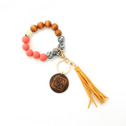 Leopard Wood Bracelet Beaded Spotted – Jewelry Gift Ideas — 4